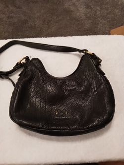 Stone Mountain Black Leather Purse