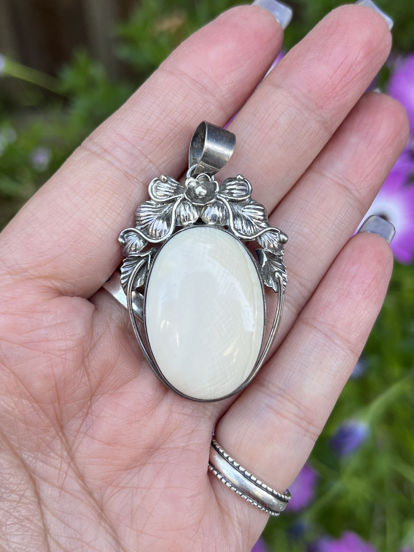 Vintage Handmade Silver Pendant/Charm