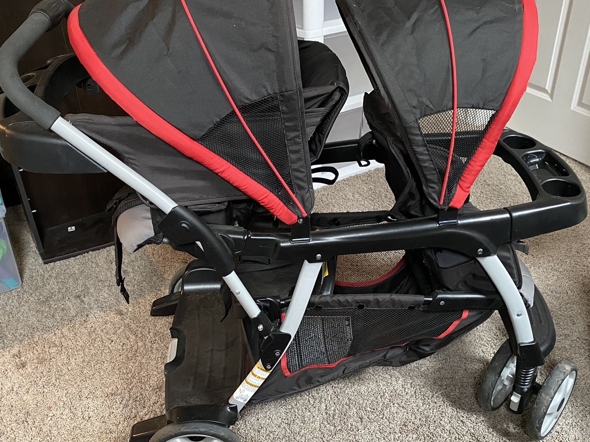 Graco Ready2Grow Sit And Stand XL Double Stroller