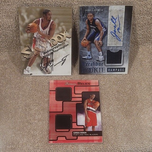 $5 EACH ** PATCH RELIC & AUTOS BASKETBALL TRADING CARDS SKYBOX PANINI BOWMAN