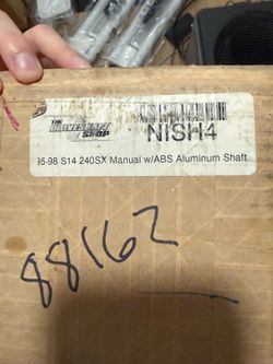 S14 One Piece Aluminum Driveshaft w/ ABS