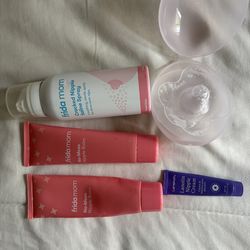 Frida mom balm and spray and mom cozy shield