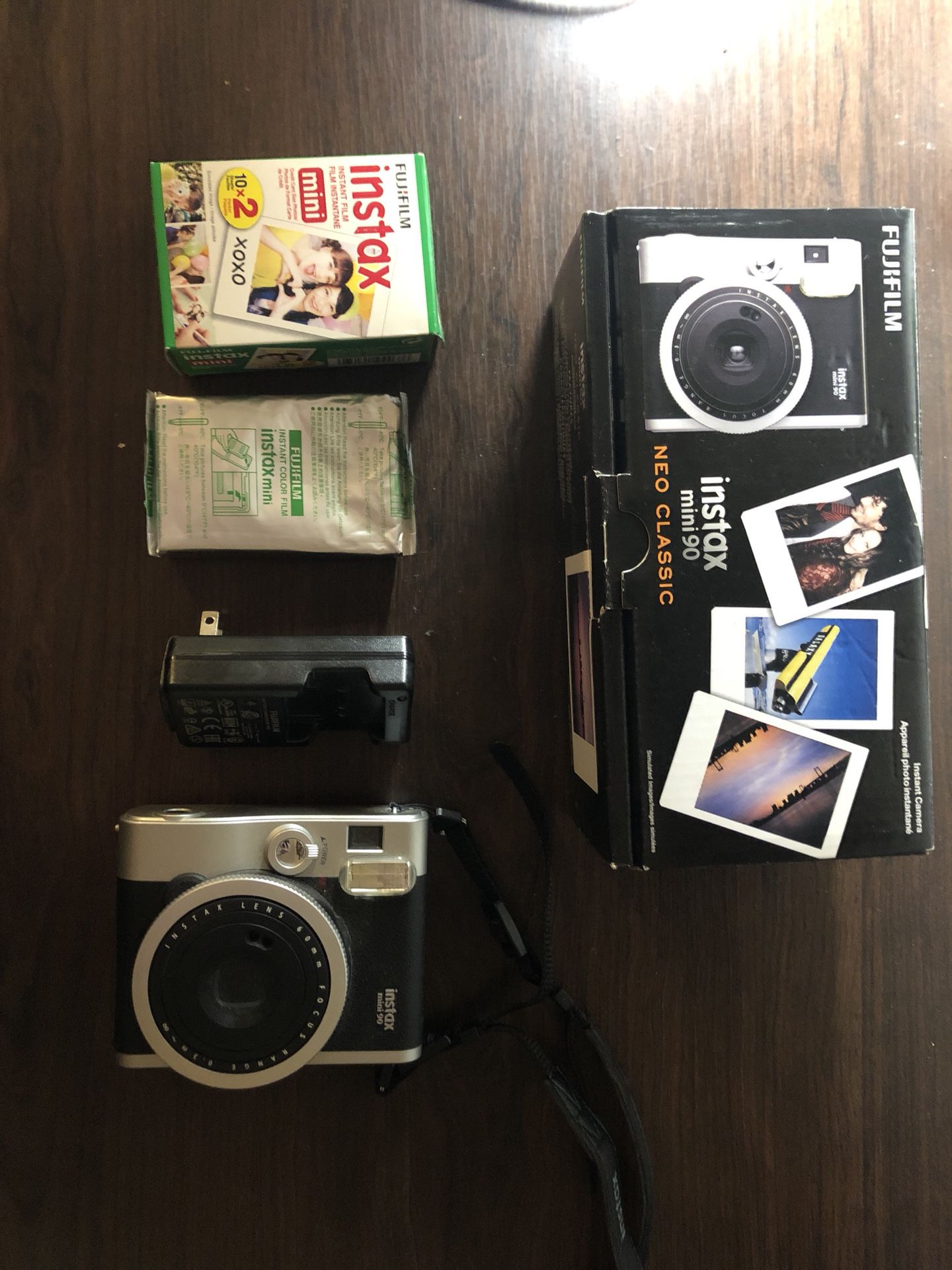 Instax mini 90 Neo Classic Instant Camera and film