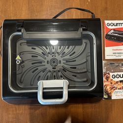 NEW Gourmia Smokless Grill, Griddle, Air Fryer