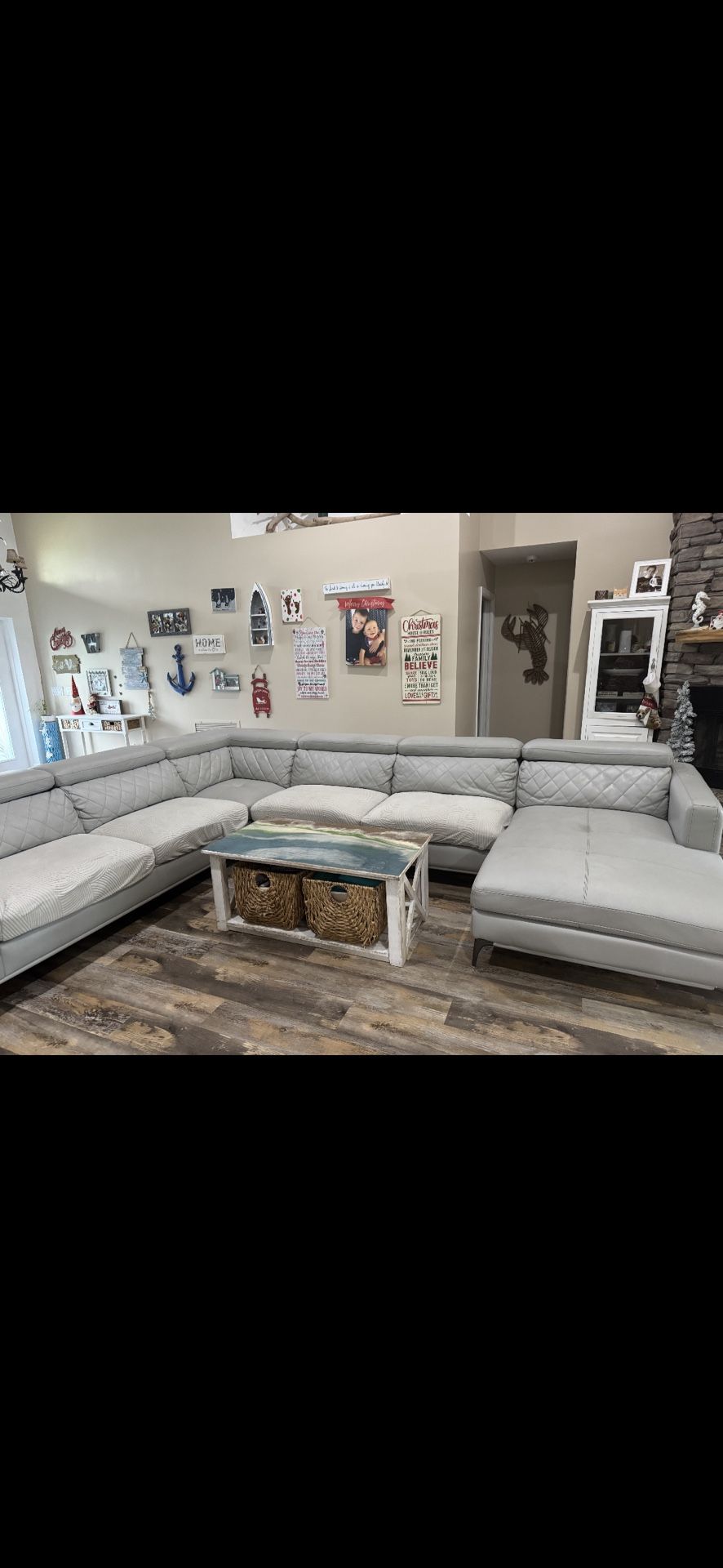 Sectional Gray Sofa 