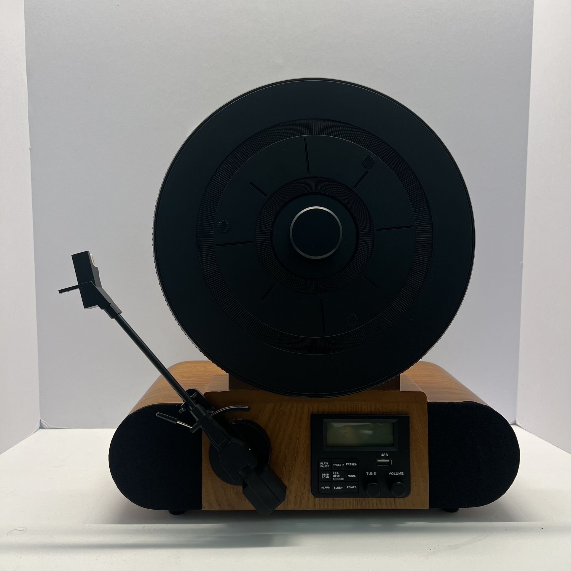 Fuse Vert Vertical Vinyl Record Audio Player & System w/ Speakers & Bluetooth