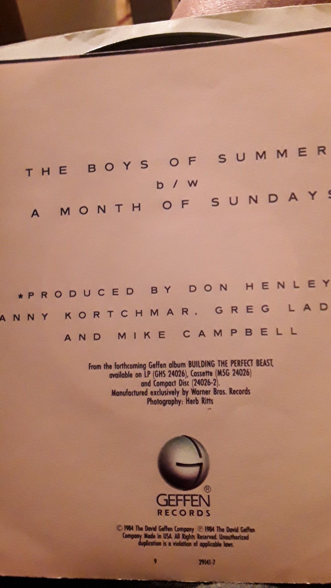 Don Henley 45