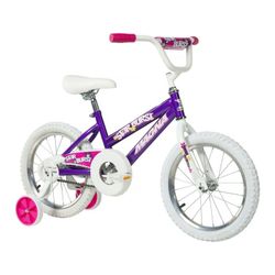 Dynacraft Magna Star Burst 16-Inch Girls BMX Bike For Age 5-7 Years
