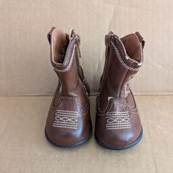 Boots Wonder Nation Toddler Size 2 Zippered Flowered Stitching