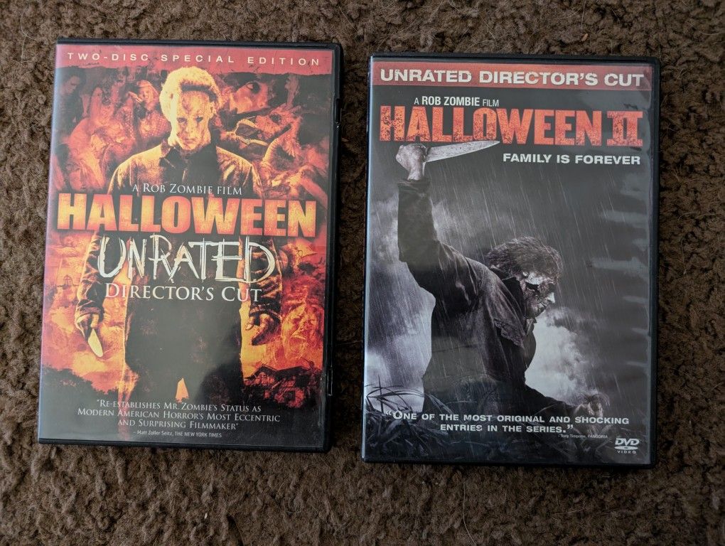 Set Of 2 Rob Zombie Dvds