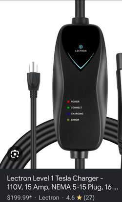 Lectron Level 1 Tesla EV Charger 110V 15A