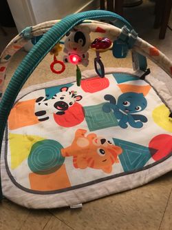 Baby activity mat lights sounds and music