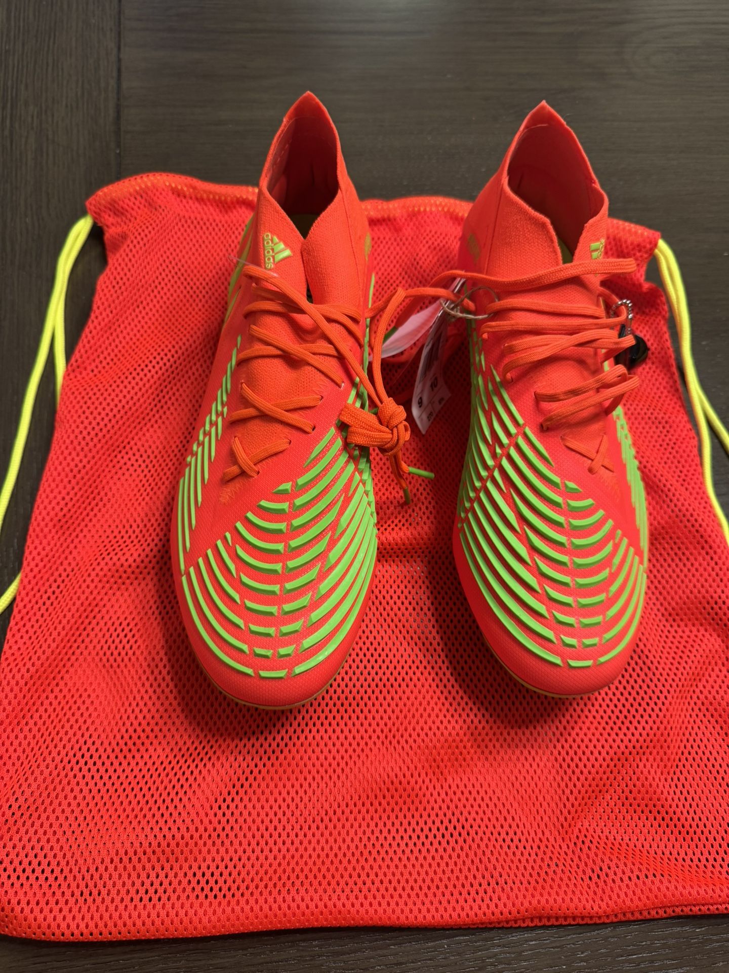 Adidas Predator Edge.1 SG Solar Red Soccer Cleats Mens Sizes Adidas Predator Edge.1 SG Solar Red Soccer Cleats Mens Size  main image 4
