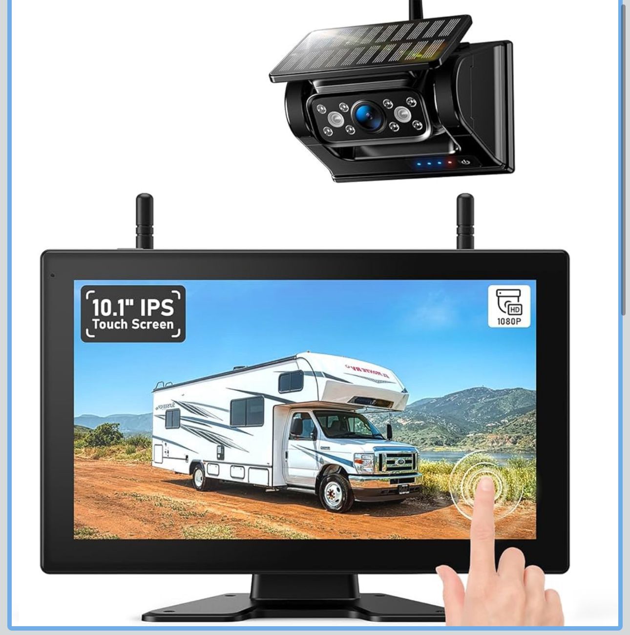 Magnetic Solar Wireless Backup Camera System