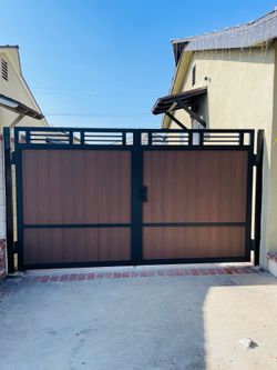 Wrought iron gates