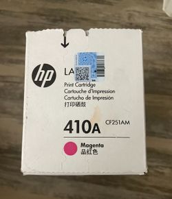 HP Printer Cartridge Magenta 410A Sealed 