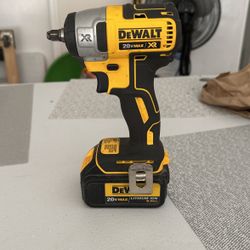 Cordless Impact Wrench  3/8 With Batery 