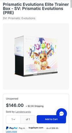 Prismatic Evolutions ETB