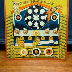 Vintage Wyandotte Shooting Gallery Board