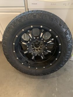 BRAND NEW Nitto Tire And Rim JUST ONE