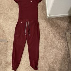 Women’s Burgundy Zomari Jogger Set- Small Pants XS Top