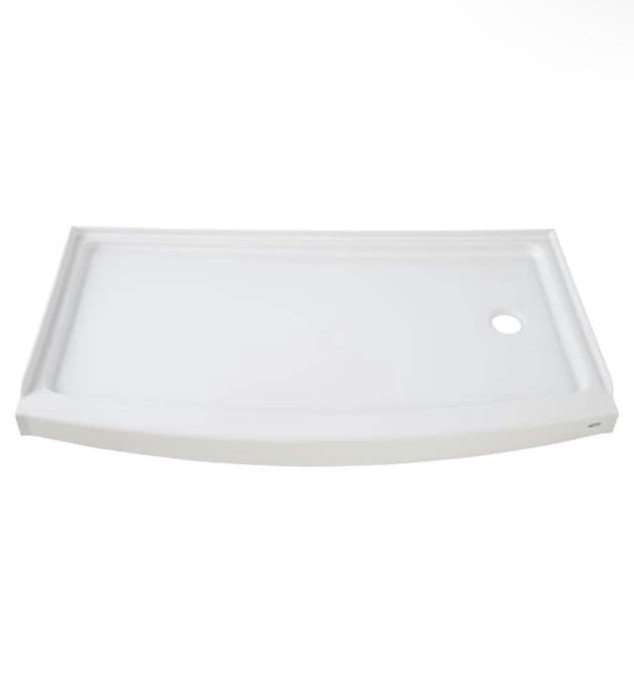 American Standard Ovation Curve 30 in. x 60 in. Single Threshold Right Hand Drain Shower Base in Arctic White
