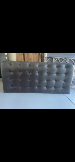 King bed frame with headboard