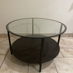 Circular Glass Coffee Table