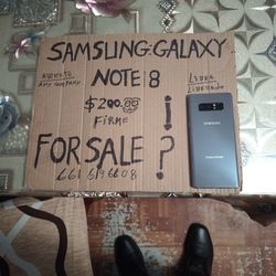 Samsung Galaxy Note 8 Grey Silver 