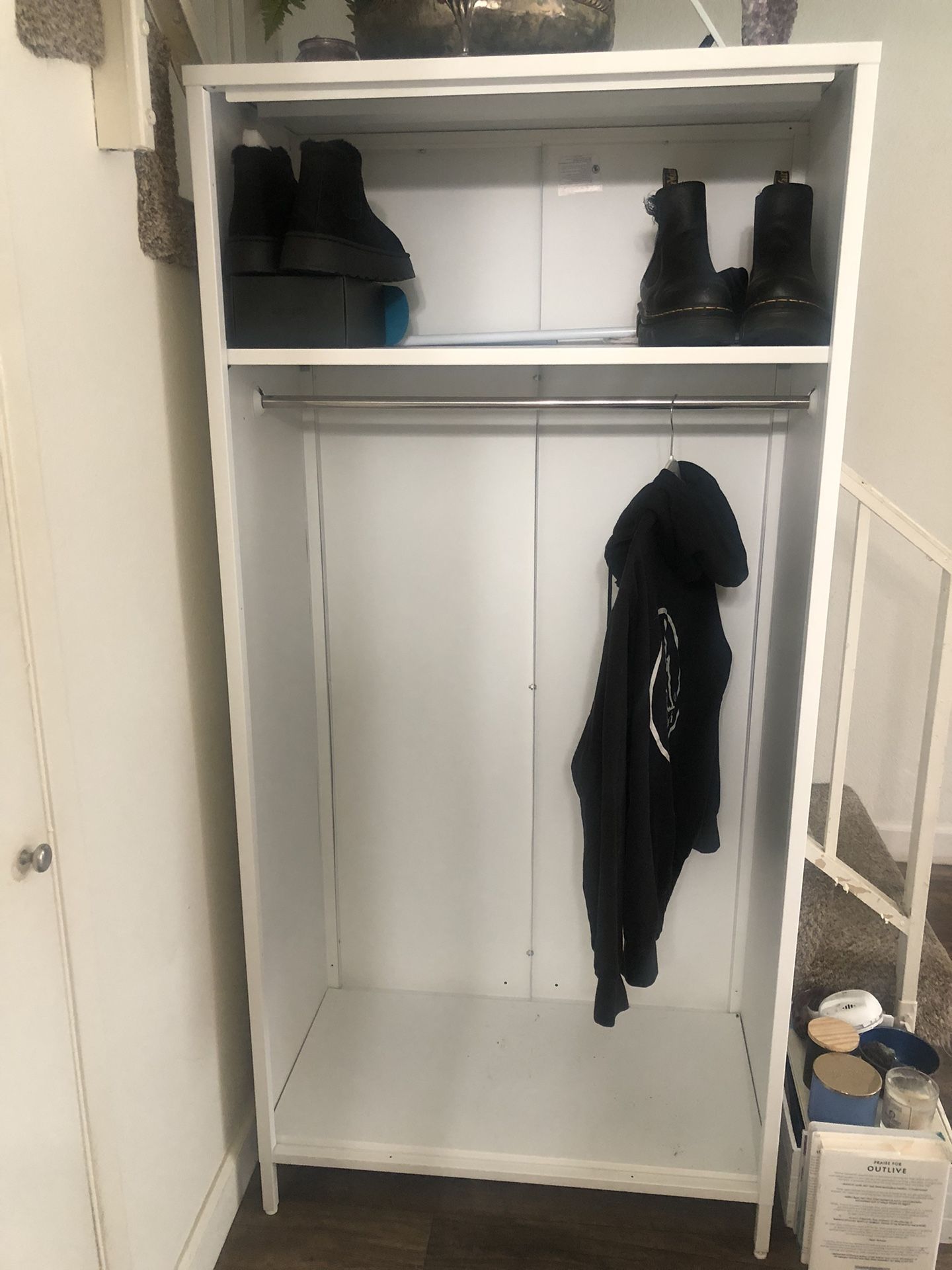 Metal Open Coat Closet