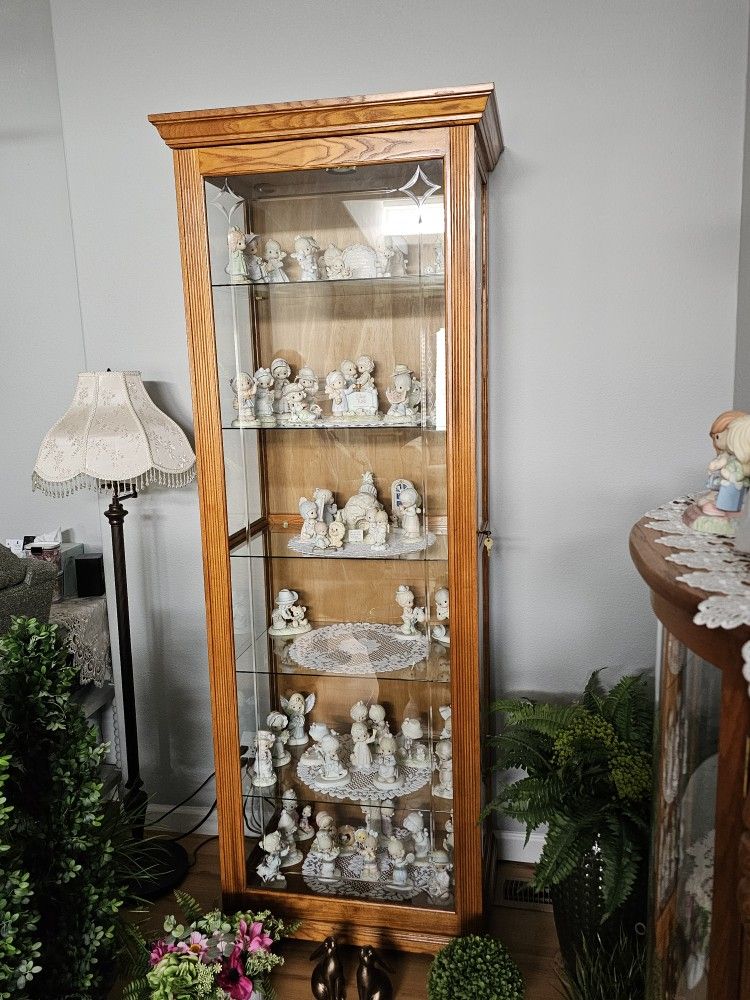 Oak Display Cabinet