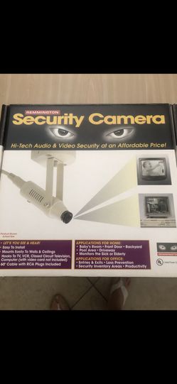 Remington security camera