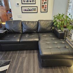 Black Queen Size Couch