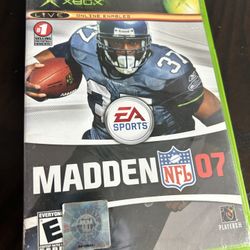 Madden NFL 07 XBOX Complete