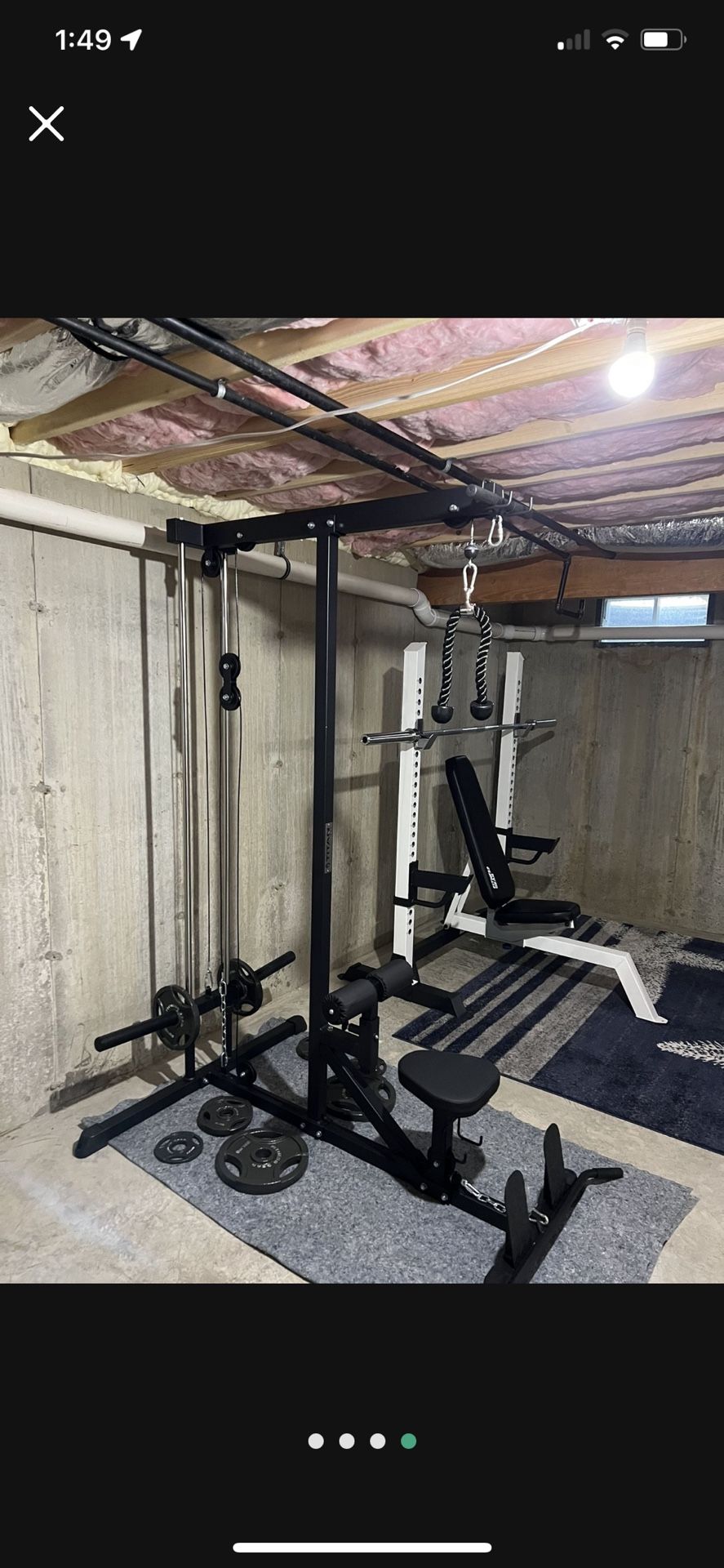 Titan Fitness Lat Pulldown Plate Loaded