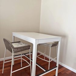 IKEA Barstool Table And Chairs   