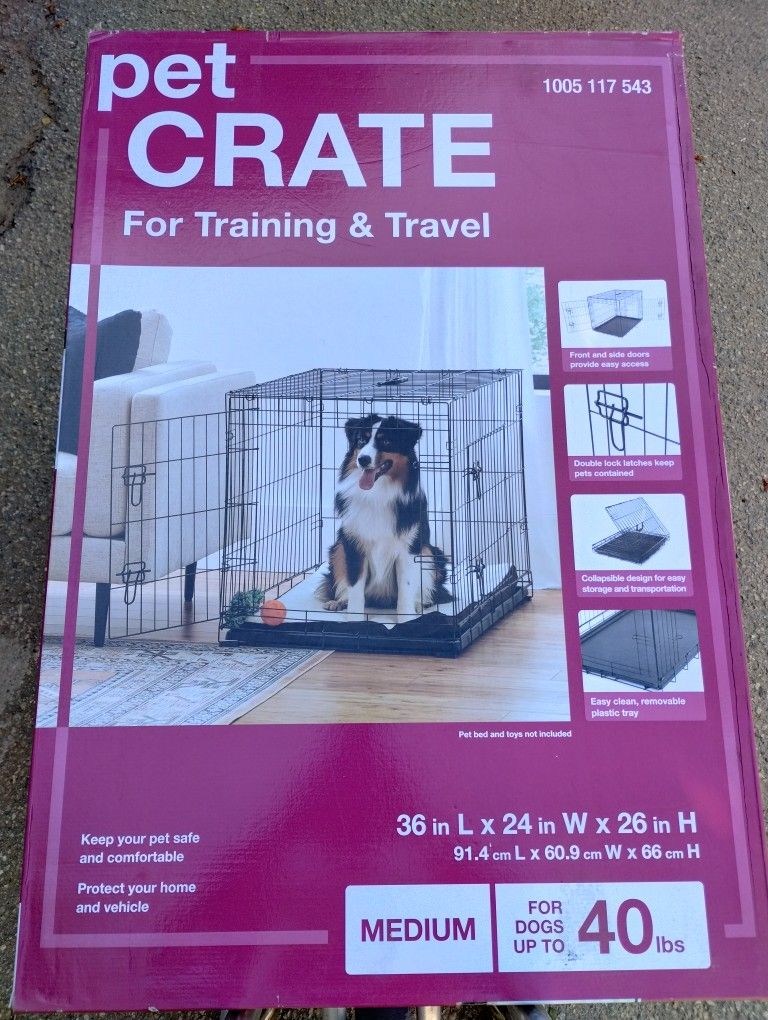 36 Inch dog Crate Brand New