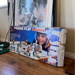 Coleco Power Play Hockey Table & Box