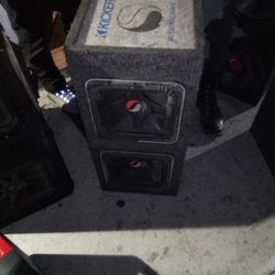 Kicker Solar+Barick Speakers / Crunch Amplifier 