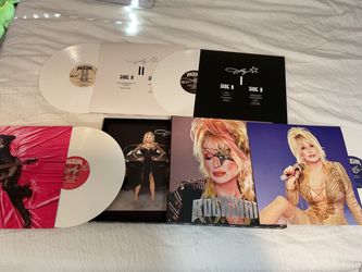 Dolly Parton Rockstar 4-Vinyl Records 2023 New White Limited Edition 4 LP Rock Records. These were made by VMP Vinyl Me Please and are the best sound 