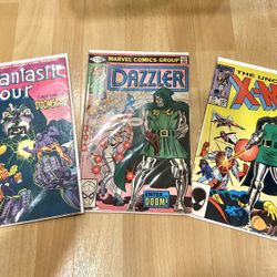 Dr. Doom Comic Book Lot - Fantastic Four Dazzler Uncanny X-Men