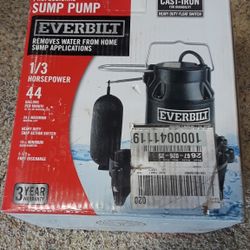 Everbilt Sump / Pool drain pump 