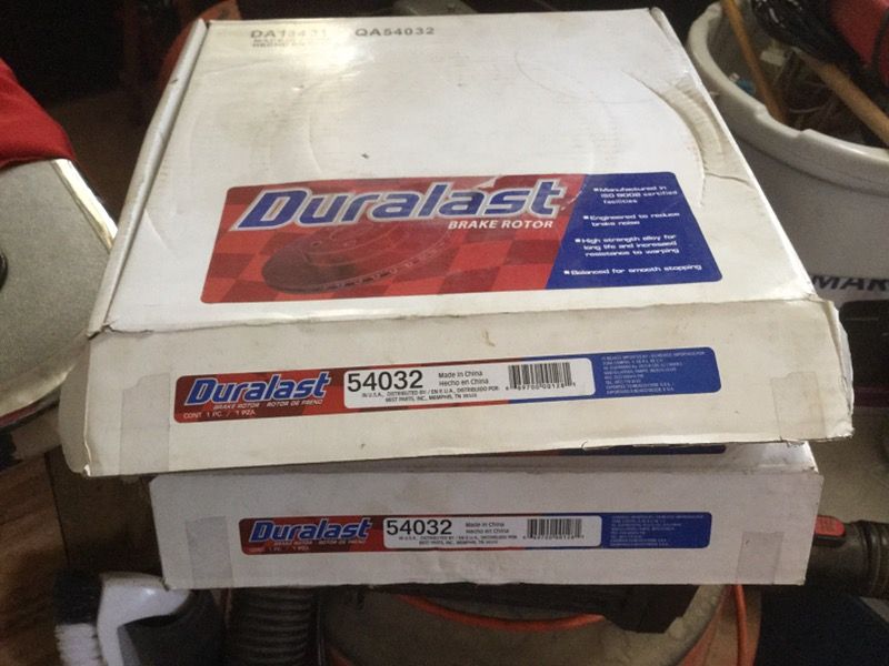 97 explorer 4x4rear rotors new in the box