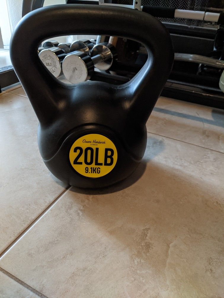 Omari Hardwick 20lb Kettlebell