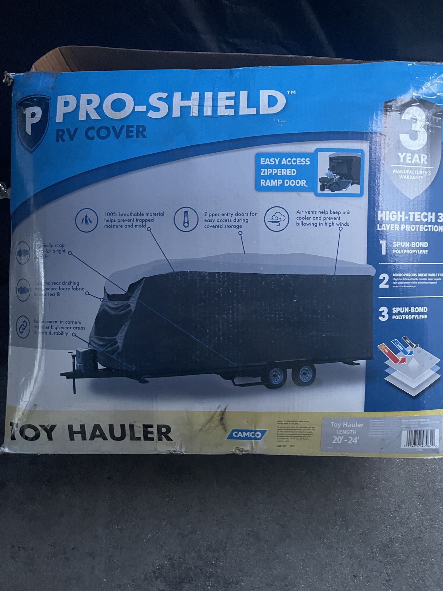 Toy Hauler/RV cover