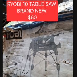RYOBI 10 PORTABLE TABLE SAW 