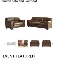 Bladen Sofa And Loveseat 