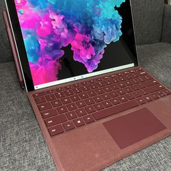Surface Pro 6 w/ Stylus And Keyboard 