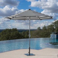 Sunvilla 10' Round Solar LED Market Umbrella Item 1807266