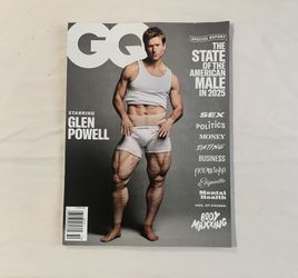 GQ Glenn Powell “The State Of American Male 2025” Issue October 2025 Magazine